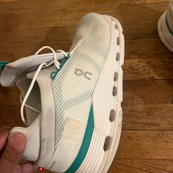 ON RUNNING Mens Cloudnova Void white mint - Picture 5 of 10